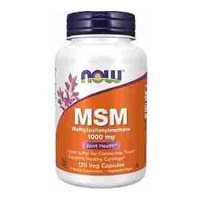 MSM 1000 mg Now 120 cápsulas