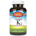 Vitamina K2 MK-4 5 mg Carlson 180 cápsulas